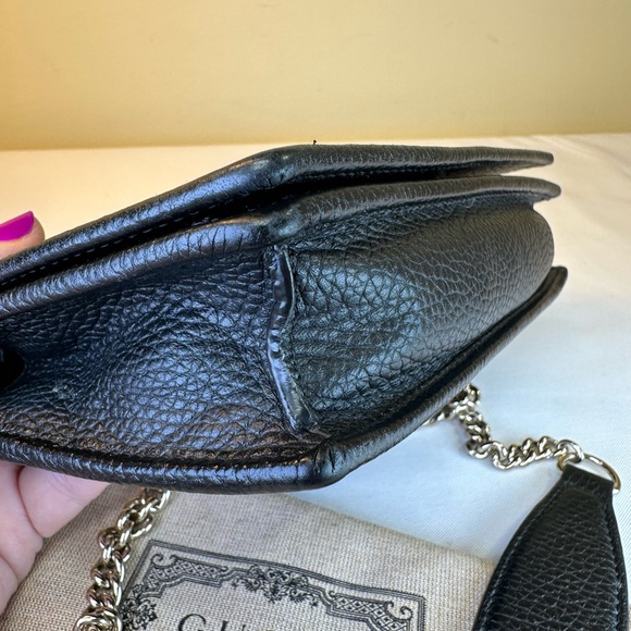 Gucci SoHo Wallet on Chain Marmont crossbody leather, Italy, Box, dustbag, COA - Picture 9 of 16